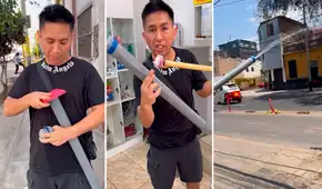 ¿Cómo armar un chisguete casero para este verano 2024? Peruano sorprende con los pasos de su basuka
