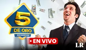 Sorteo 5 de Oro HOY EN VIVO: número GANADOR y RESULTADOS de la LOTERÍA del domingo 4 de febrero