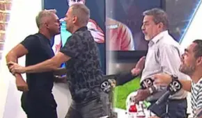 Julinho casi se 'pelea' con Gonzalo Núñez por interrumpirlo cuando hablaba de Paolo Guerrero