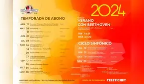 La Sociedad Filarmónica de Lima anuncia la Temporada de Abono 2024