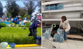 Caos y descontrol en Arequipa por corte de agua: instituciones y familias piden reabastecimiento