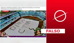 Danzantes no formaron este insulto contra Dina Boluarte en festividad de la Virgen de la Candelaria