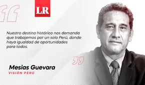 Por un solo Perú, por Mesias Guevara Amasifuen