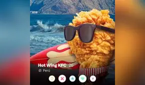 San Valentín: Kentucky Fried Chicken busca un amor picante y crea una cuenta en Tinder para hacer match con su pareja perfecta
