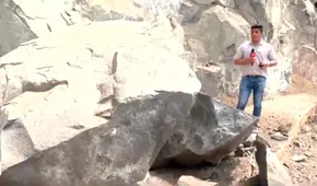 Pasamayito: sismo en Huaral causa deslizamiento de rocas en vía que une a SJL con Comas