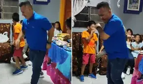 Hombre saca los pasos prohibidos en fiesta infantil y dicen: "Mejor que Andy V"