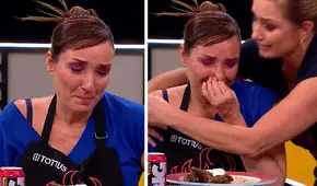 Celine Aguirre rompe en llanto tras emotivo momento en 'El gran chef': Quiero llorar y salir corriendo