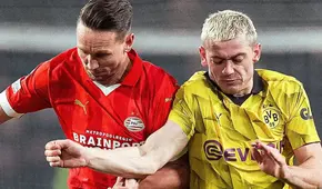 PSV Eindhoven igualó 1-1 con Borussia Dortmund por los octavos de final de la Champions League