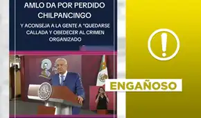 AMLO no recomendó “obedecer al crimen organizado” en esta conferencia del 2023