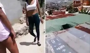 Es viral: pelea de mujeres en un techo de una casa en Venezuela deja una detenida