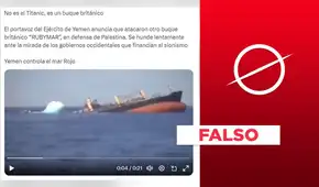 Video no muestra ataque pro-Palestina de hutíes contra buque británico 'Rubymar' en 2024