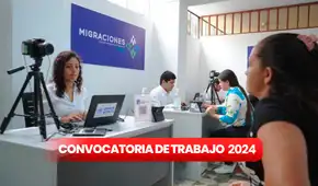 ¿Buscas trabajo en Lima, Cusco y más? Migraciones lanza convocatoria laboral con PAGOS de hasta S/9.000 ¿Buscas trabajo en Lima, Cusco y más? Migraciones lanza convocatoria laboral con PAGOS de hasta S/9.000