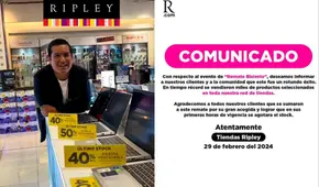 Remate bisiesto en RIPLEY: se agotaron los productos con hasta 80% de descuento