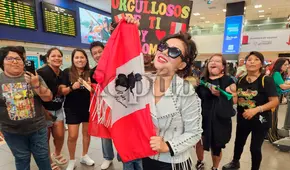 Ruby Palomino regresa al Perú entre aplausos y respalda a Lita Pezo: “Lo hemos dado todo”