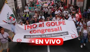 Marchas contra el Congreso: protestan por JNJ y ley antiforestal, y piden retiro de AFP