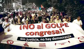 Marchas se reinician en Lima y regiones contra el Congreso Marchas se reinician en Lima y regiones contra el Congreso