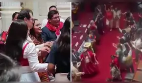 Congresistas de Perú Libre festejan con baile mientras se debate inhabilitación de la JNJ