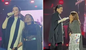 Laura Pausini sorprendió al cantar con su imitadora de 'Yo soy kids' en su concierto en Lima