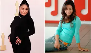 Vanessa Hudgens revela su embarazo en la alfombra roja de los Oscar 2024