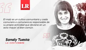 Maíz cabanita, por Sonaly Tuesta