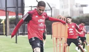 Paolo Guerrero regresó a Lima para sumar a los entrenamientos de la selección peruana