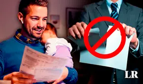 Padres con hijos menores de un año no podrán ser despedidos, según ley aprobada por el Congreso