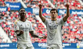 ¡Victoria merengue! Real Madrid derrotó 4-2 a Osasuna por LaLiga EA Sports y sigue en la cima de la tabla