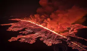 Islandia en estado de emergencia por una nueva fuerte erupción volcánica: se registraron 80 sismos