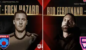 ¡Eden Hazard y Rio Ferdinand vuelven al retiro! Ambos jugarán en la Kings World Cup de Piqué ¡Eden Hazard y Rio Ferdinand vuelven al retiro! Ambos jugarán en la Kings World Cup de Piqué