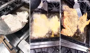 Joven prepara milanesa con diseño de Gokú y usuarios reaccionan: “Kakaroto apanado”