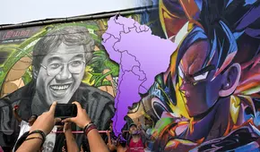 Descubre el mural de Dragon Ball más grande de Latinoamérica dedicado a Akira Toriyama