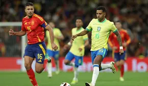¡Partidazo! España y Brasil empataron 3-3 en el Santiago Bernabéu por un amistoso de fecha FIFA