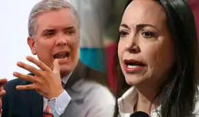 Iván Duque alerta que "estaría en riesgo la integridad de María Corina Machado" ante posible atentado Iván Duque alerta que "estaría en riesgo la integridad de María Corina Machado" ante posible atentado