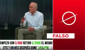 Carlos Rodríguez-Pastor no dijo que peruanos “ya no necesitan trabajar” ni promovió inversión con IA
