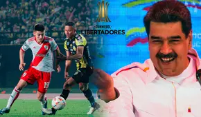Deportivo Táchira vs. River Plate: hinchas arengan contra Nicolás Maduro en pleno estadio
