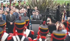 Javier Milei niega la dictadura argentina