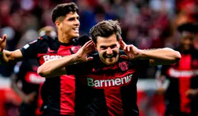 ¡Sobre la hora! Bayer Leverkusen ganó 2-0 a West Ham en los últimos minutos por la Europa League