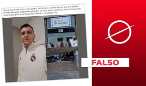 Joven no “pasó la noche” en el baño del Santiago Bernabéu para ver gratis el Real Madrid vs. Manchester City