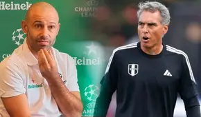 Mascherano se ilusiona con el trabajo que realiza 'Chemo' en la selección: "Un referente del Perú"