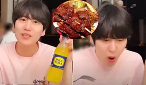 La vez que Kyuhyun, de Super Junior, probó caros anticuchos en Perú, pero prefirió carretilla