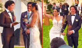 ¡Se casaron! Mateo Garrido Lecca y Verónica Álvarez se dieron el sí en íntima boda [FOTOS y VIDEO]