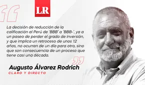 Con la economía no se juega, por Augusto Álvarez Rodrich