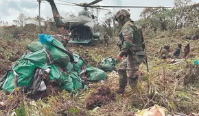 ‘Mochileros’ abandonan 876 kilogramos de cocaína