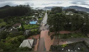 Intensas lluvias dejan al menos 13 muertos y 21 desaparecidos en el sur de Brasil