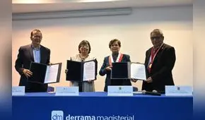 Derrama Magisterial y UNMSM firman convenio marco de cooperación interinstitucional