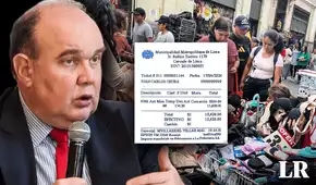 Ambulantes denuncian a MML de Rafael López Aliaga por cobrar más de S/15.000 para trabajar en Centro de Lima
