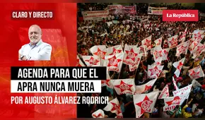 Agenda para que el Apra nunca muera, por Augusto Álvarez Rodrich