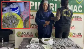Rímac: capturan a ‘Abuela Cruella’ por vender drogas y ocultarlas en latas de suplementos