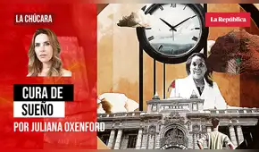 Cura de sueño, por Juliana Oxenford