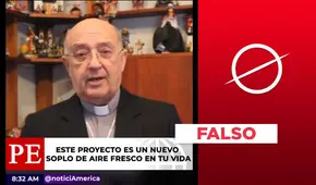 Cardenal Pedro Barreto no promueve proyecto que "aumenta el presupuesto": video es un montaje
